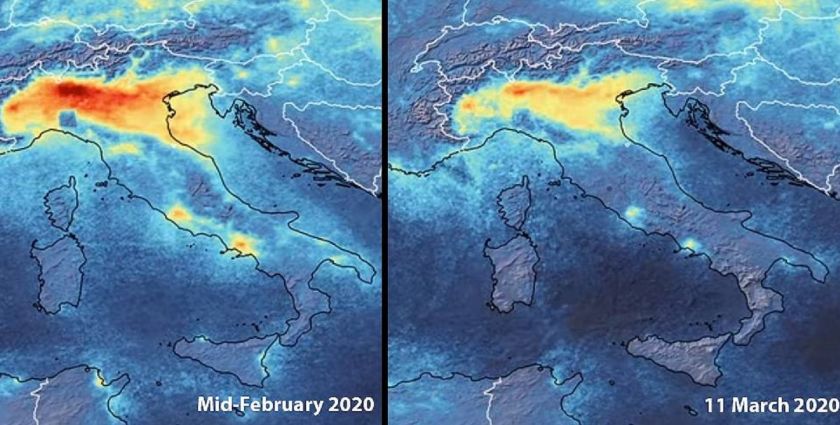 UNA CONSECUENCIA POSITIVA PARA EL AMBIENTE  A CAUSA DEL CORONAVIRUS.