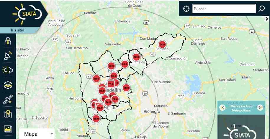 Nueva alerta por mala calidad de aire de Medellín y el Valle de Aburrá