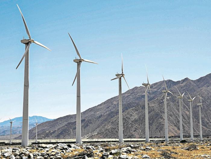 Colombia con inversión en energía eólica.